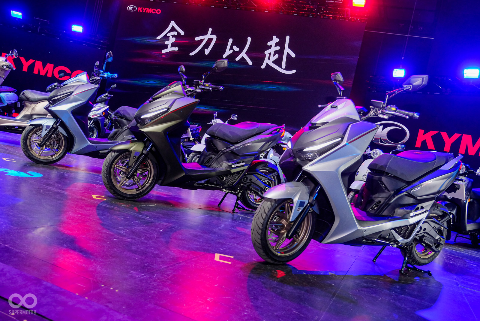 LIKE Keyless超便利KRV Nero黑化質感帥氣爆表KYMCO 2023品牌發表會8車型同場亮相 SUPERMOTO8