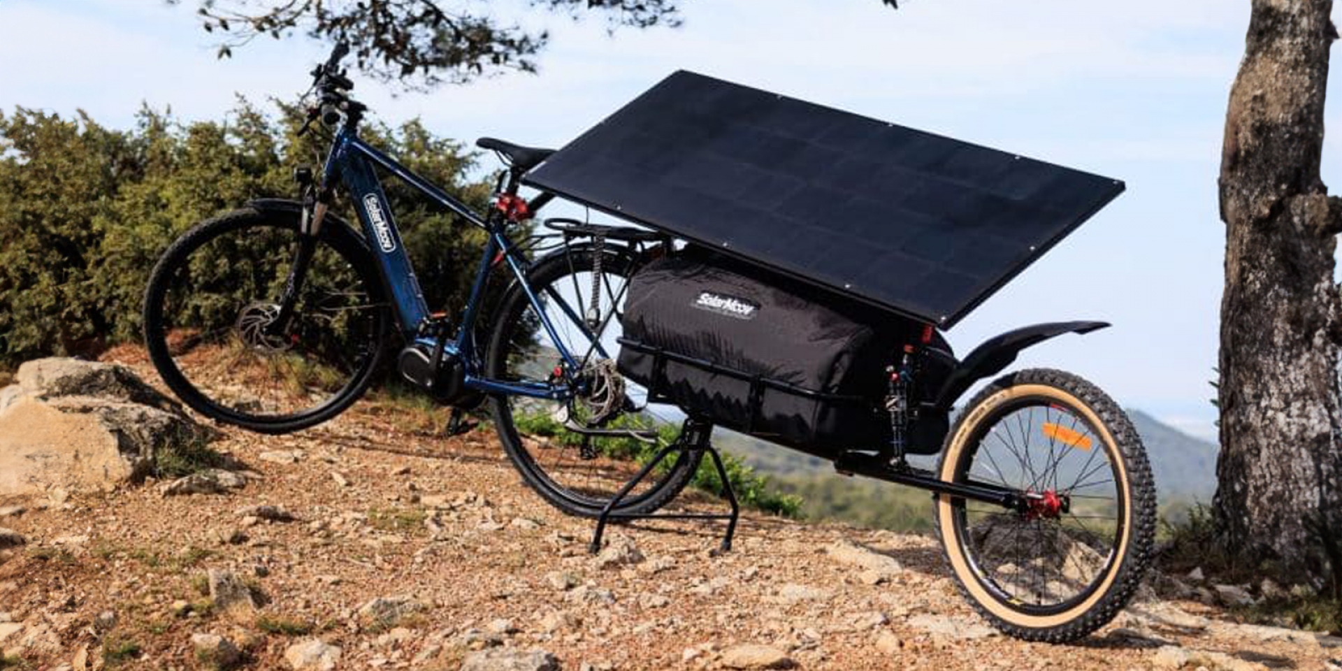 告別插座！ SolarMoov 太陽能 E-Bike 拖車讓你邊騎邊充電
