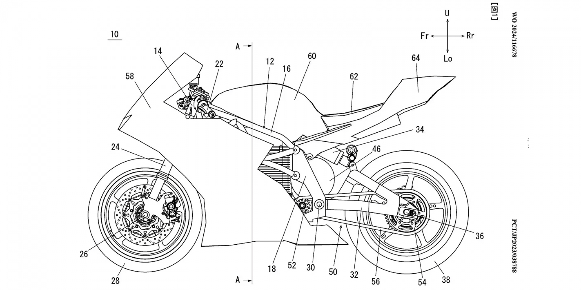 鋼管車架、氣冷電池的純電仿賽？Yamaha 高性能電動機車專利曝光