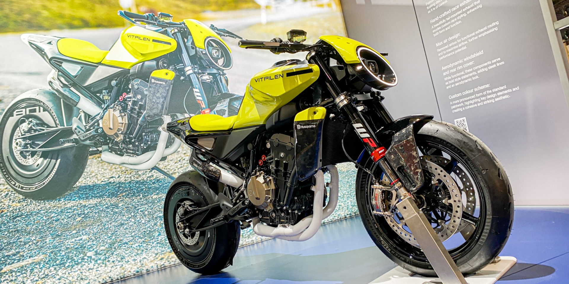 2024米蘭車展。中空頭燈設計亮眼！Husqvarna Vitpilen 801 米蘭亮相