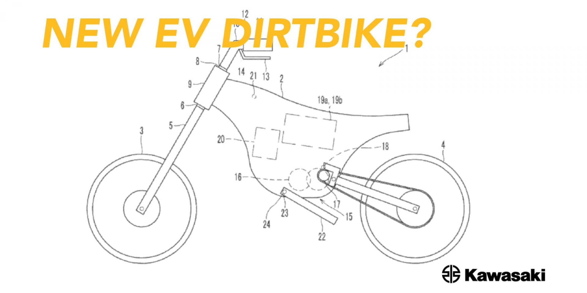  KAWASAKI 電動越野機車曝光！可換式電池成亮點