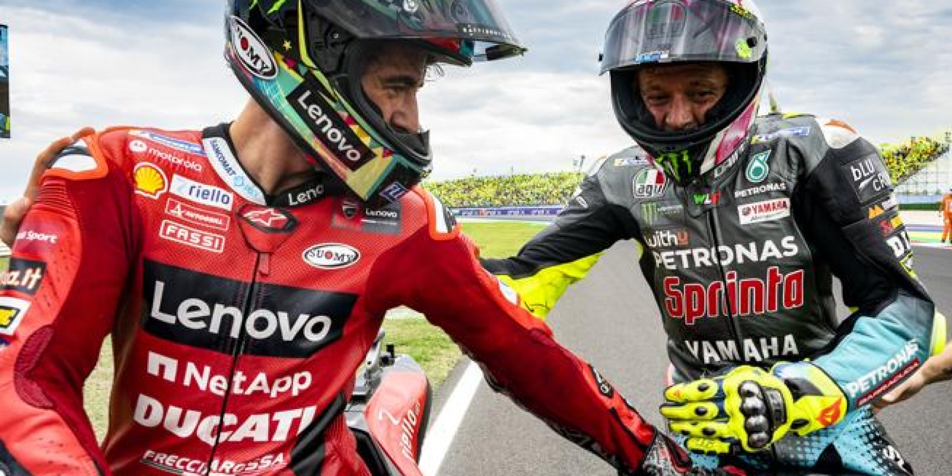 猴派vs.螞派的新仇舊恨再起？Valentino Rossi：2025年全力支援Francesco Bagnaia！