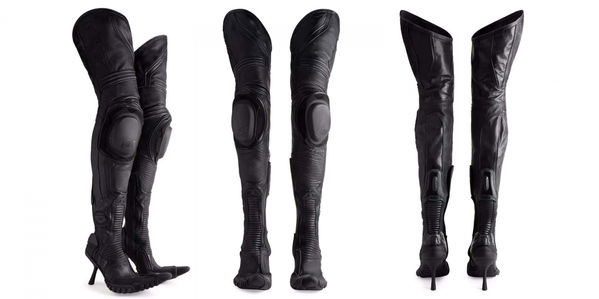 280,000台幣買時尚車靴？Balenciaga 推出「Biker 90MM Over-The-Knee Boots」