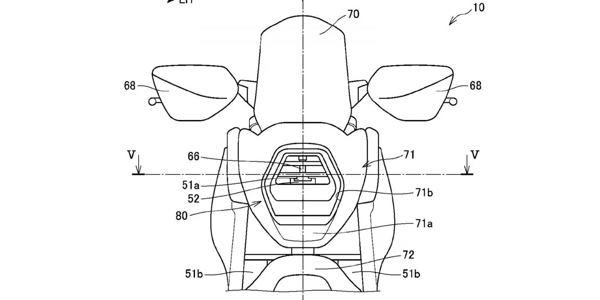 車頭開大洞？ Honda 電動車奇特大燈設計專利曝光