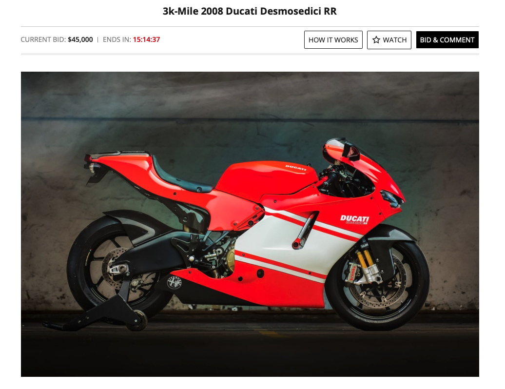 ducati desmosedici rr 2020