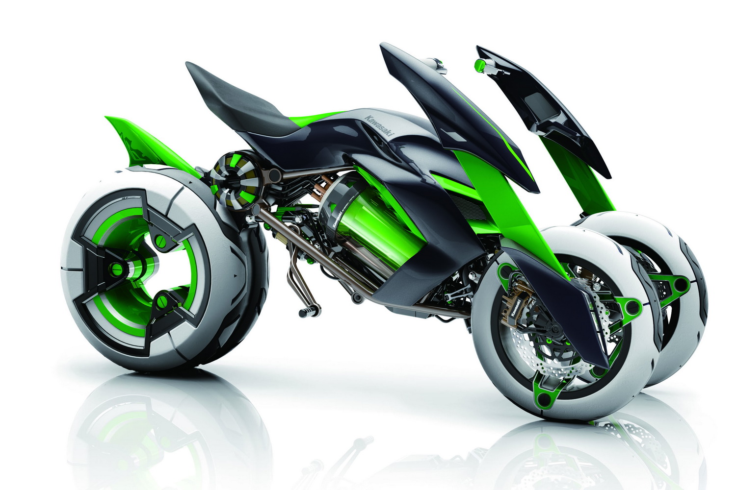 亮相過很多次的KAWASAKI J Concept，也出現在影片開頭