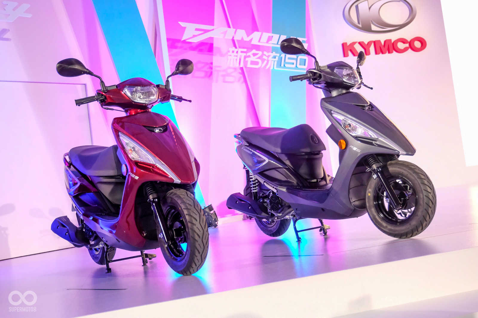 Kymco 跑酷125 預購價78 300元起 新名流150 Abs 79600元 多款abs登場 Supermoto8